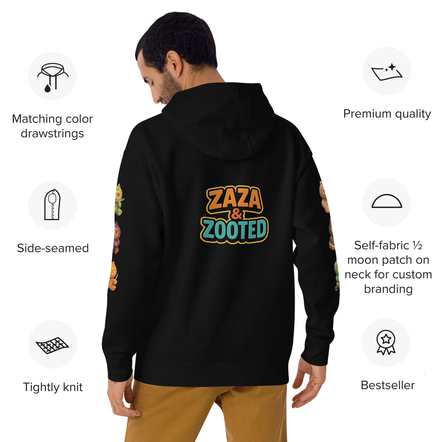 VERY LIMITED RUN - ZAZA and ZOOTED - Unisex Hoodie