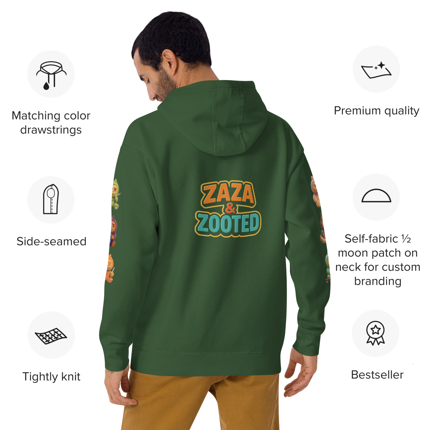 VERY LIMITED RUN - ZAZA and ZOOTED - Unisex Hoodie