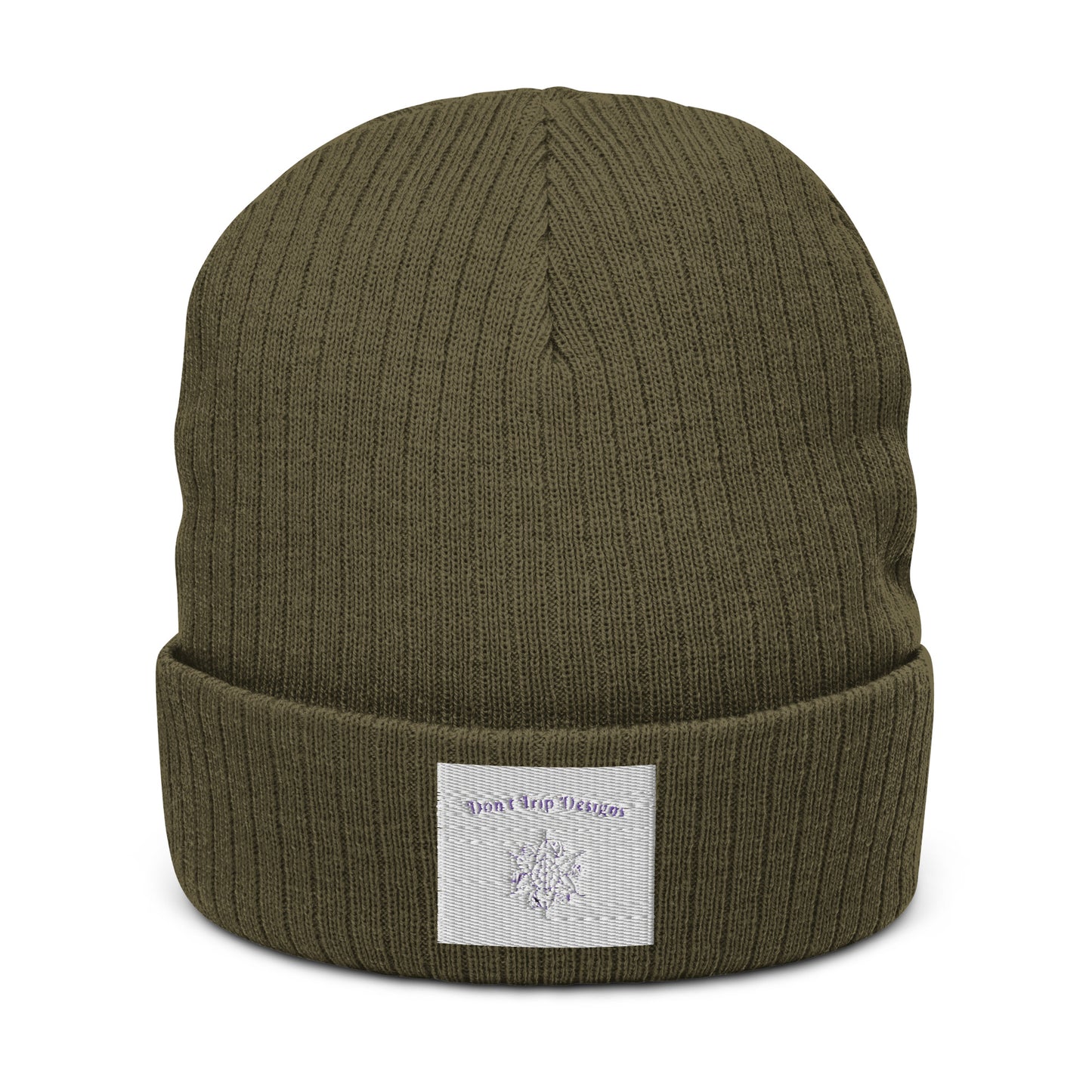 Ribbed knit beanie