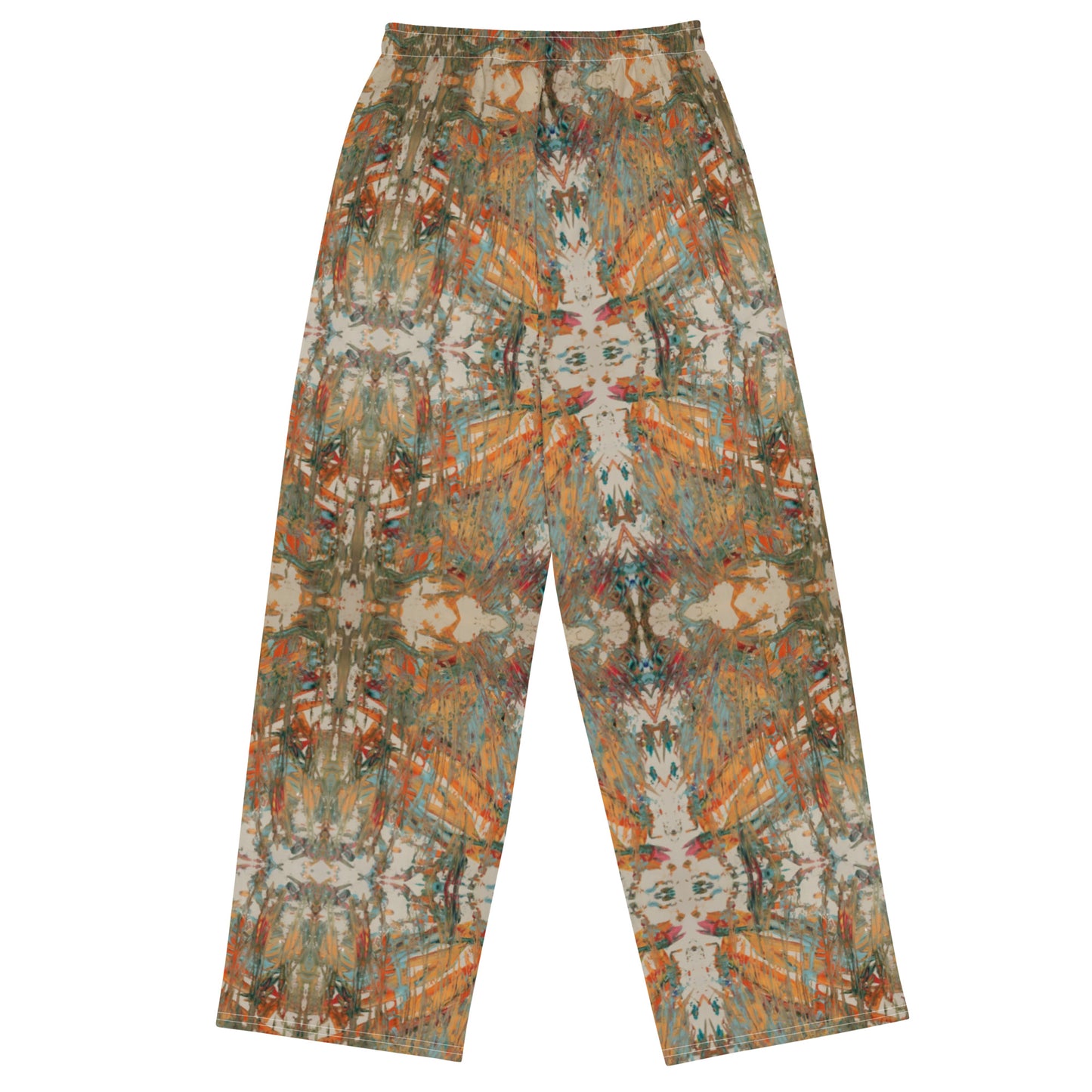 All-over print unisex wide-leg pants