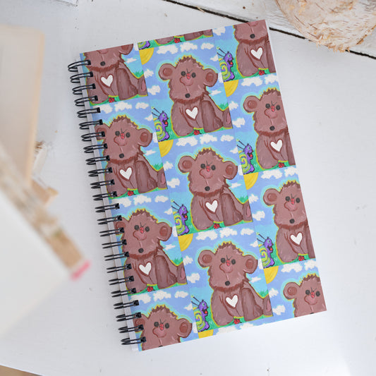 Bear Spiral notebook