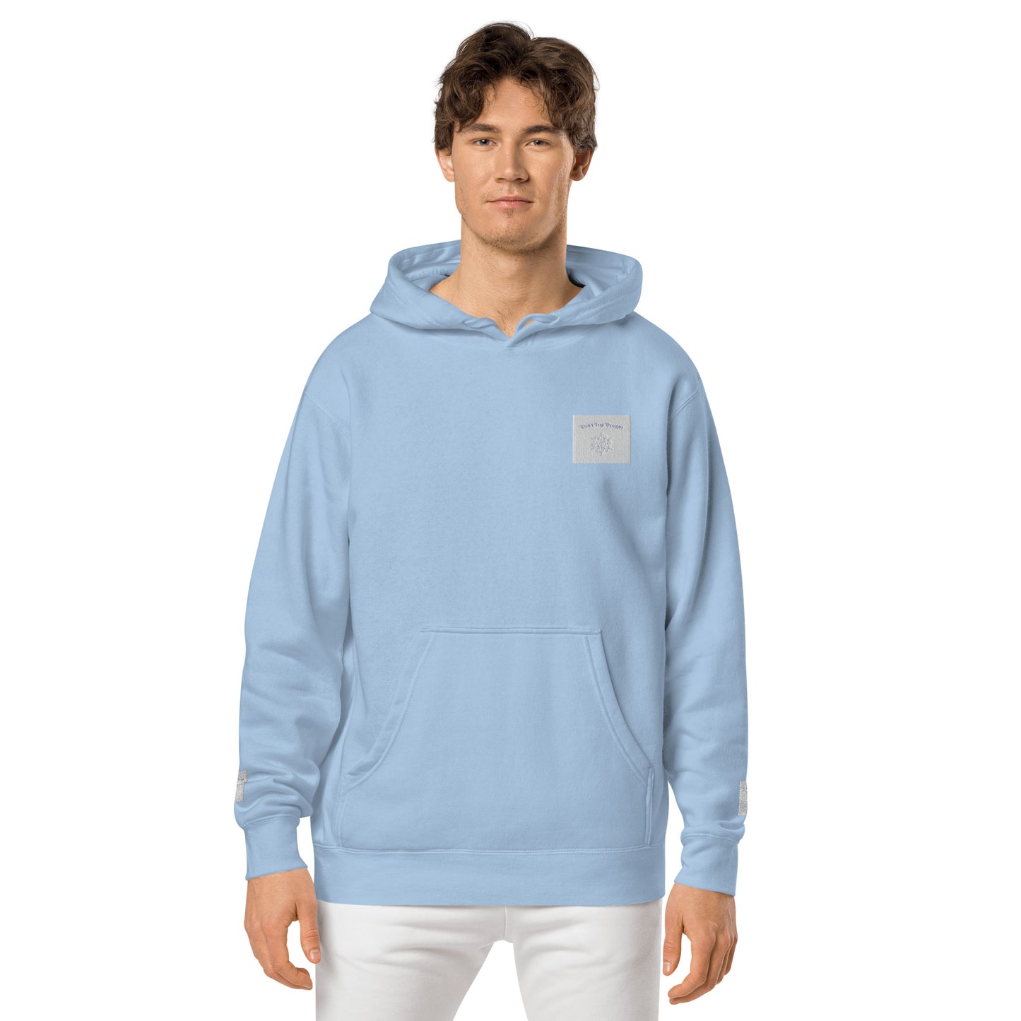 Unisex pigment-dyed hoodie