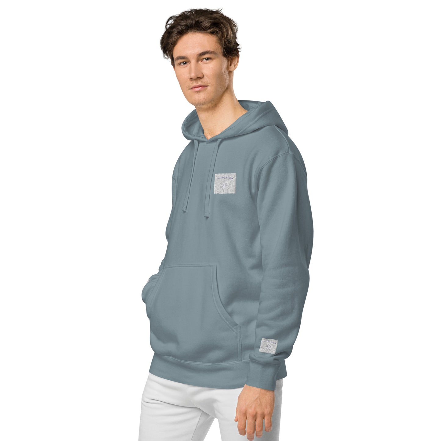 Unisex pigment-dyed hoodie