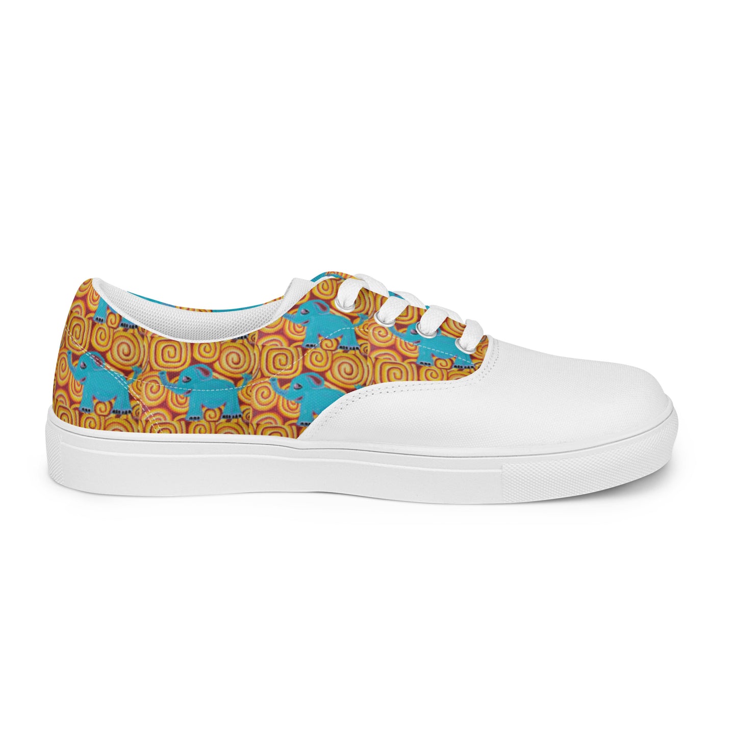 Men’s Dizzy Elephant lace-up canvas shoes